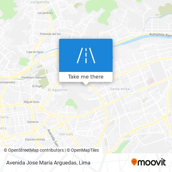 Avenida Jose María Arguedas map