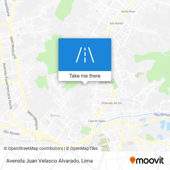 Avenida Juan Velasco Alvarado map