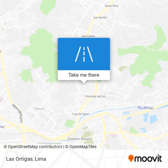 Las Ortigas map