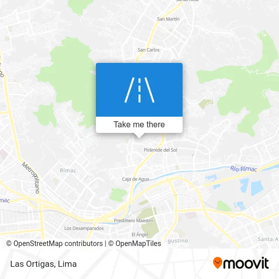 Las Ortigas map
