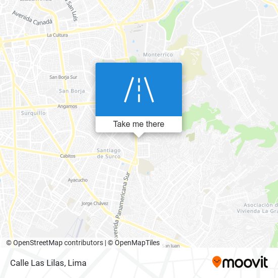 Calle Las Lilas map