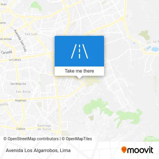 Avenida Los Algarrobos map