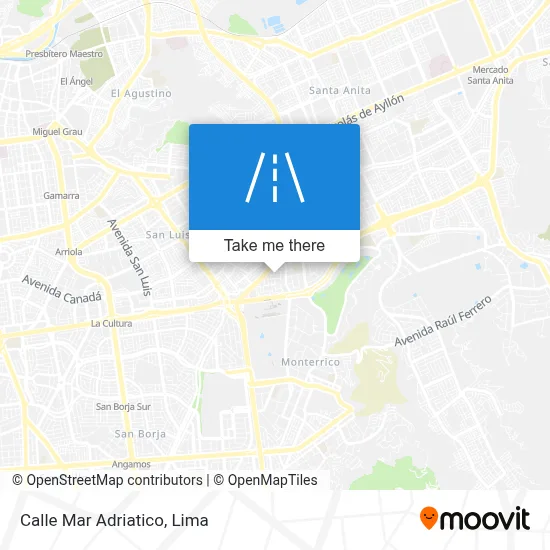 Calle Mar Adriatico map