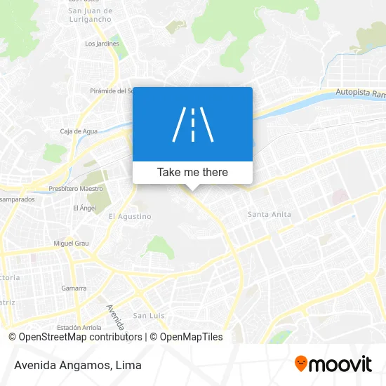 Avenida Angamos map