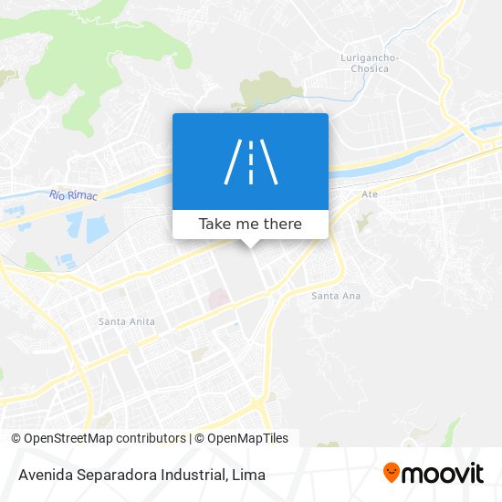 Avenida Separadora Industrial map