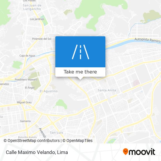 Mapa de Calle Maximo Velando