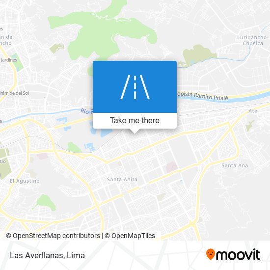 Las Averllanas map