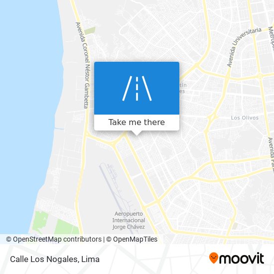 Calle Los Nogales map