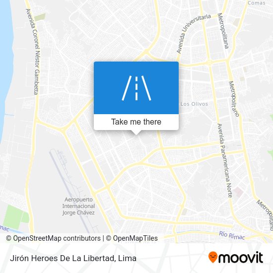Jirón Heroes De La Libertad map