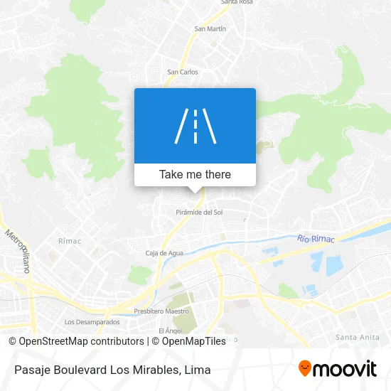 Pasaje Boulevard Los Mirables map