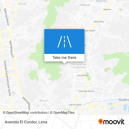 Avenida El Condor map