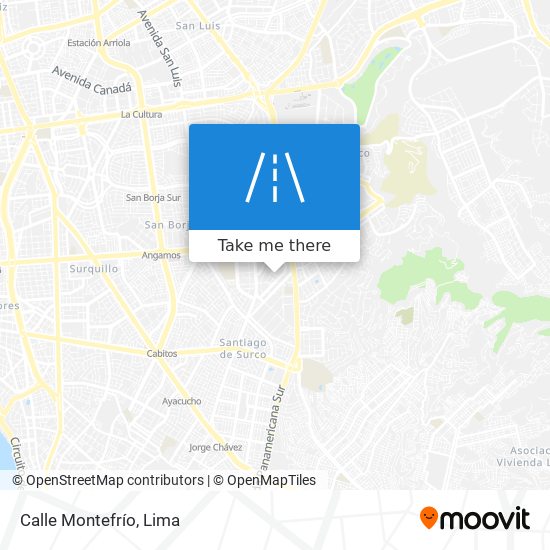Calle Montefrío map
