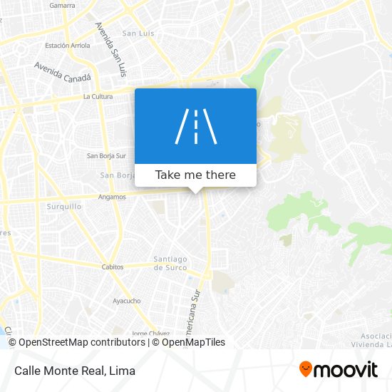 Calle Monte Real map