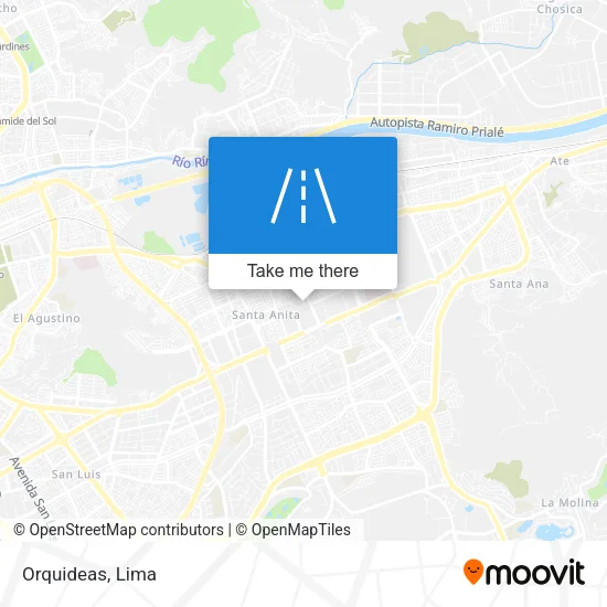 Orquideas map
