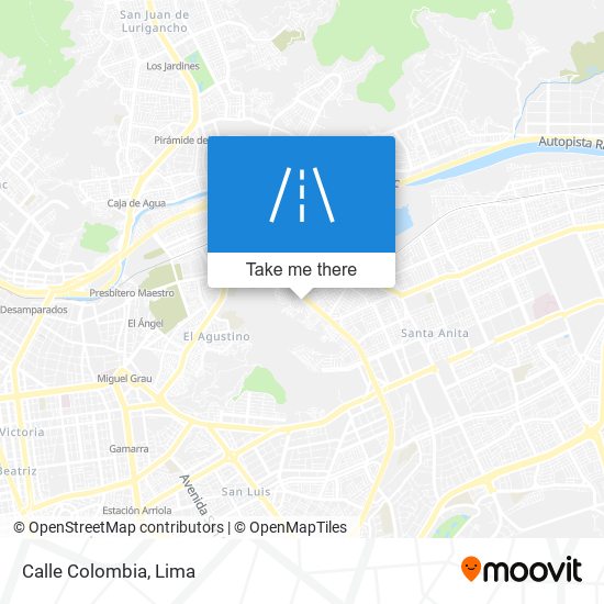 Calle Colombia map