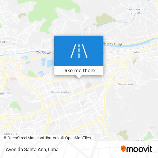 Avenida Santa Ana map