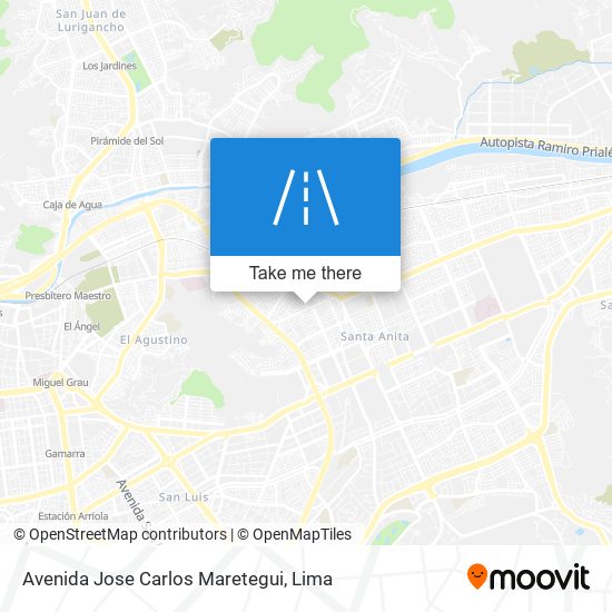 Mapa de Avenida Jose Carlos Maretegui