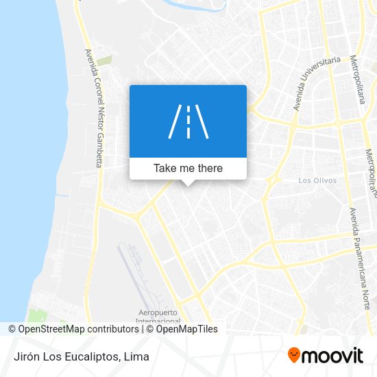Mapa de Jirón Los Eucaliptos