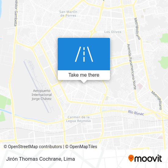 Mapa de Jirón Thomas Cochrane