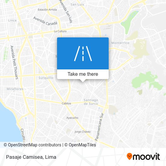 Mapa de Pasaje Camisea