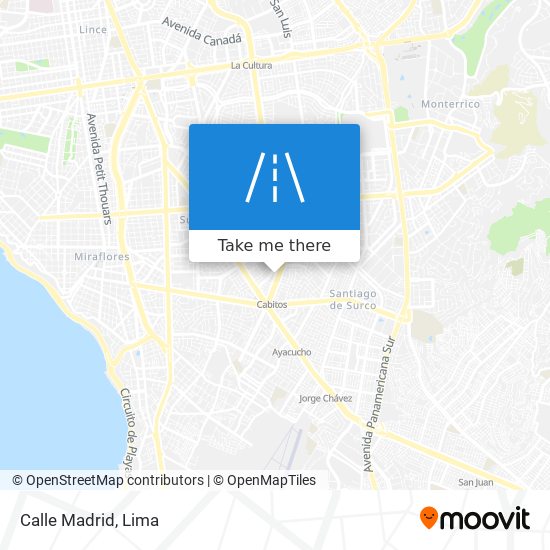 Calle Madrid map