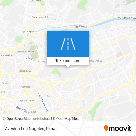Mapa de Avenida Los Nogales