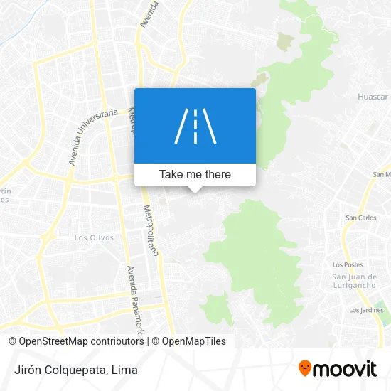 Jirón Colquepata map
