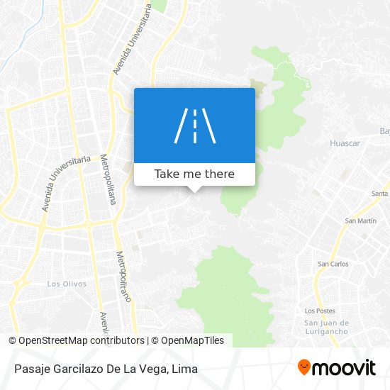 Mapa de Pasaje Garcilazo De La Vega