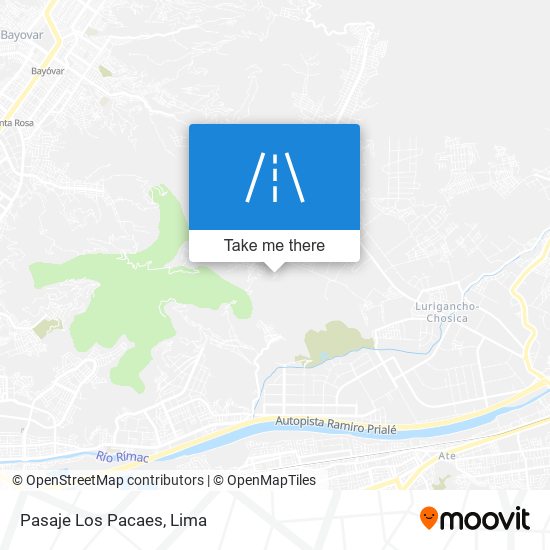 Pasaje Los Pacaes map