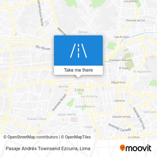 Pasaje Andrés Townsend Ezcurra map
