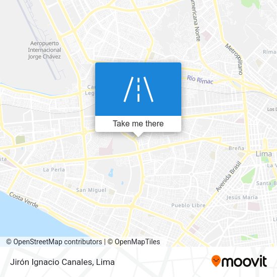 Jirón Ignacio Canales map