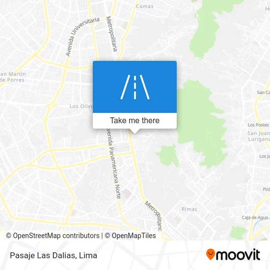 Pasaje Las Dalias map