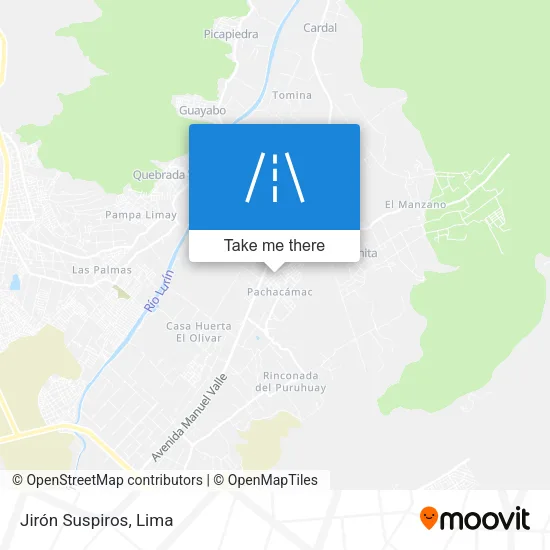 Jirón Suspiros map
