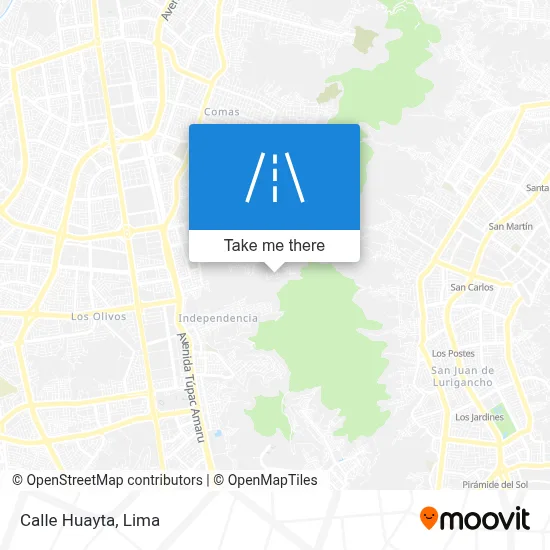 Calle Huayta map
