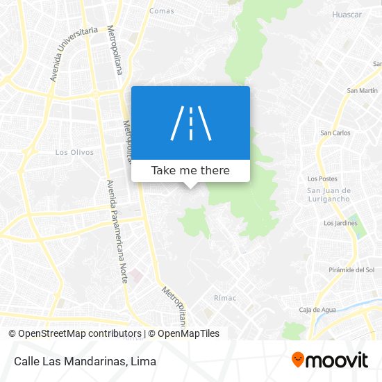 Calle Las Mandarinas map