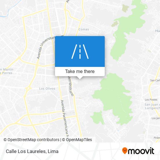 Calle Los Laureles map