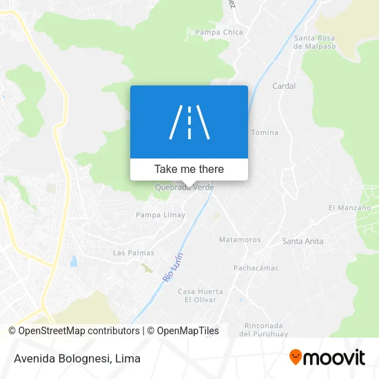 Avenida Bolognesi map