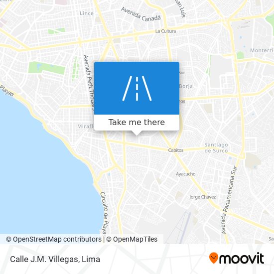 Calle J.M. Villegas map