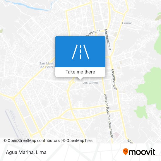 Agua Marina map
