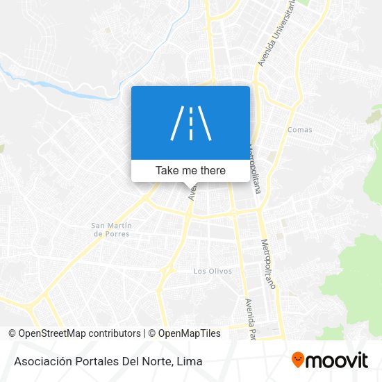 Mapa de Asociación Portales Del Norte