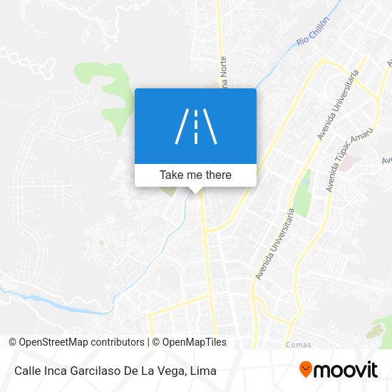 Calle Inca Garcilaso De La Vega map