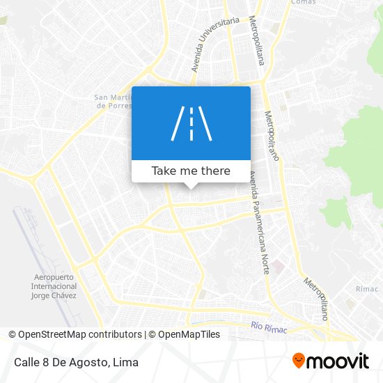 Calle 8 De Agosto map