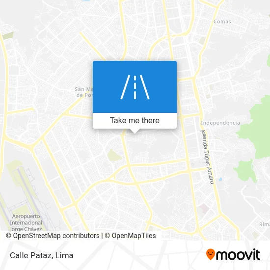 Calle Pataz map