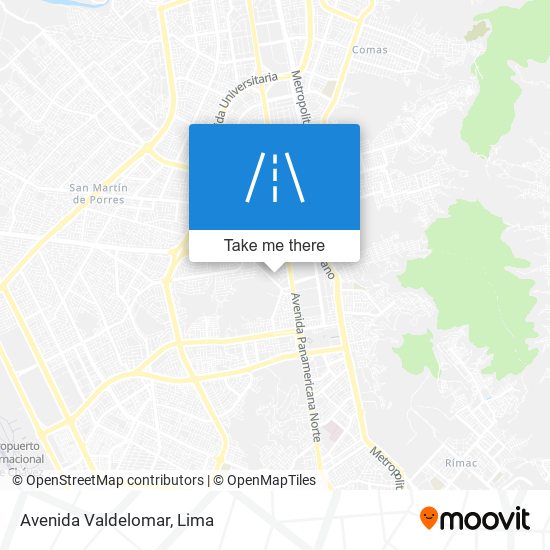 Mapa de Avenida Valdelomar