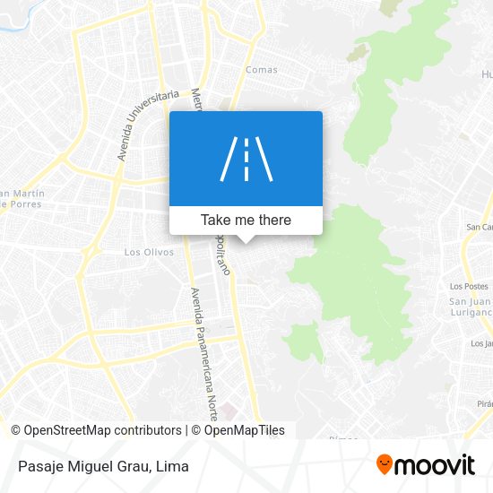 Mapa de Pasaje Miguel Grau