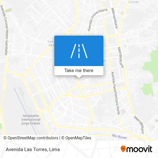 Avenida Las Torres map