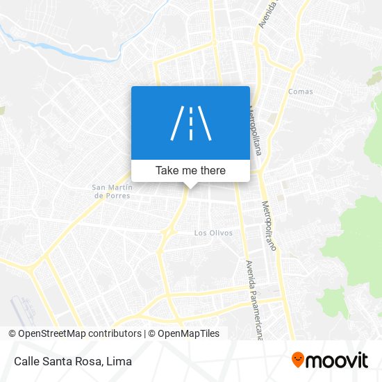 Calle Santa Rosa map