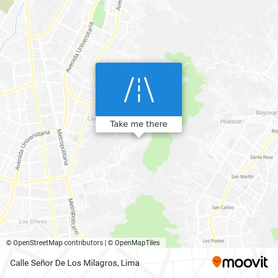 Calle Señor De Los Milagros map