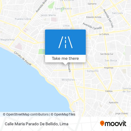 Calle María Parado De Bellido map
