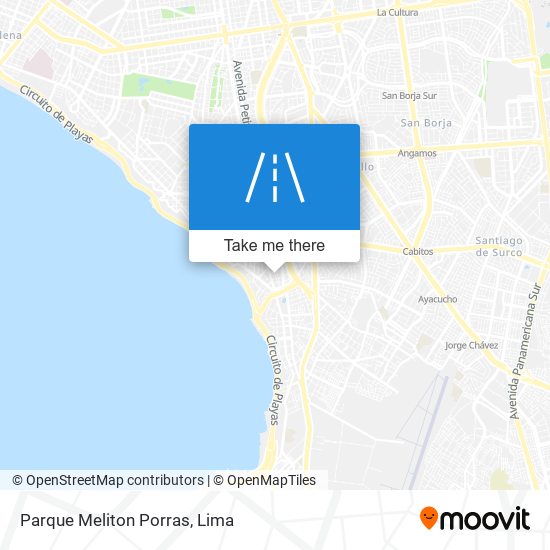 Parque Meliton Porras map